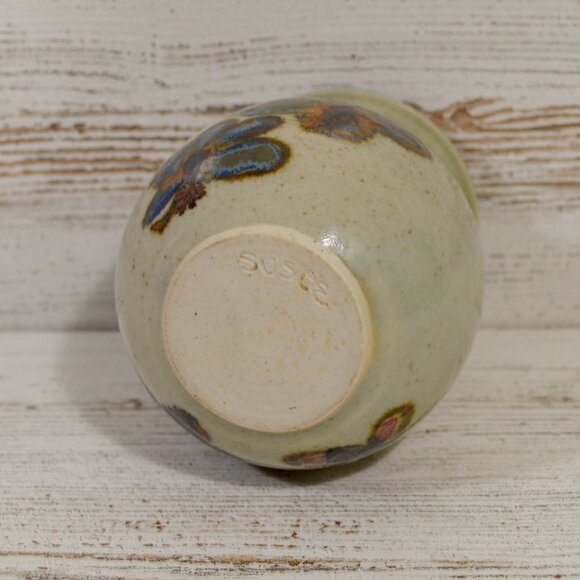 Handpainted Floral Vase  Boho Bohemian  4.5" tall - Picture 3 of 4